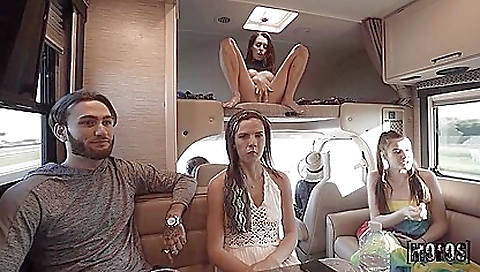 Party with perfect body gets her pussy