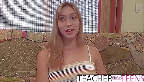 Slim blonde and foot fetish