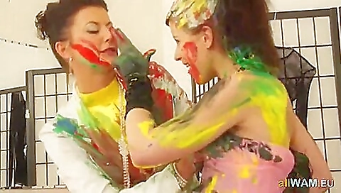 Hot milf with sexy squirt and a massage