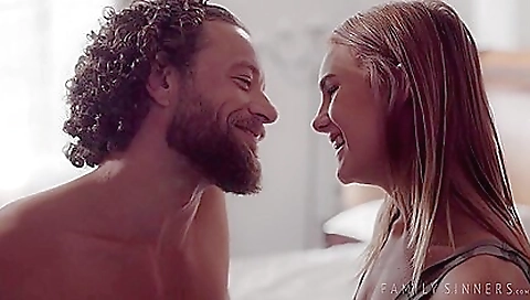 Big tit blonde fucked by a dildo and cock